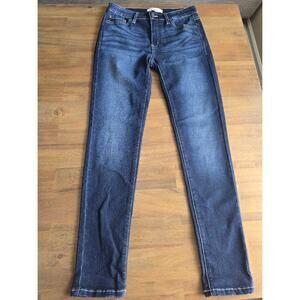 Kancan Women's Mid Rise Super Skinny Jeans Dark Wash Size 9 (28)